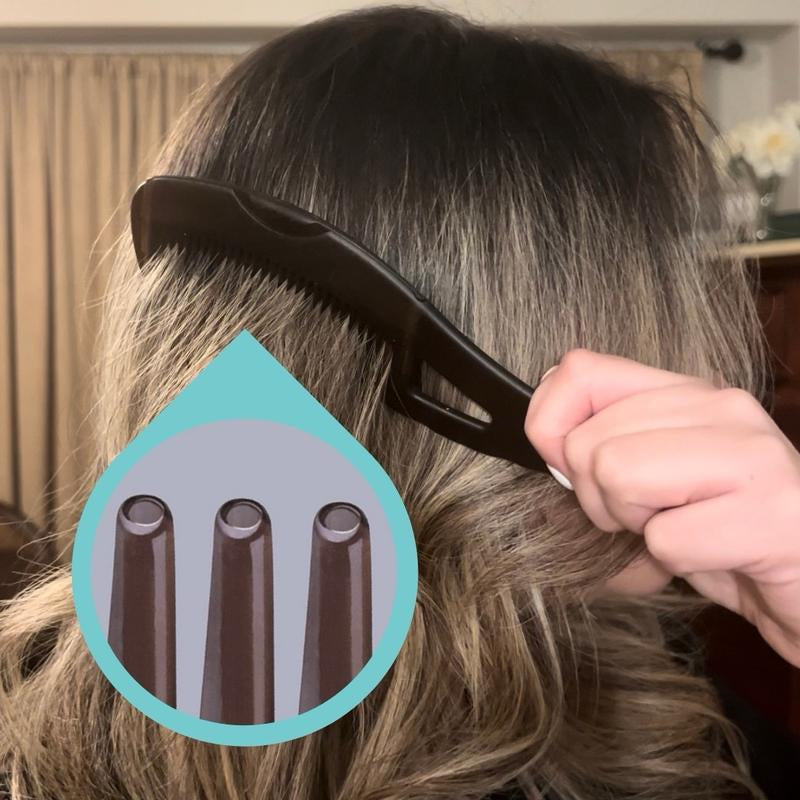 Detox Your Scalp with Scalp Sweep the #1 Scalp Sweeping Comb - Efficiently Captures Dandruff and Impurities